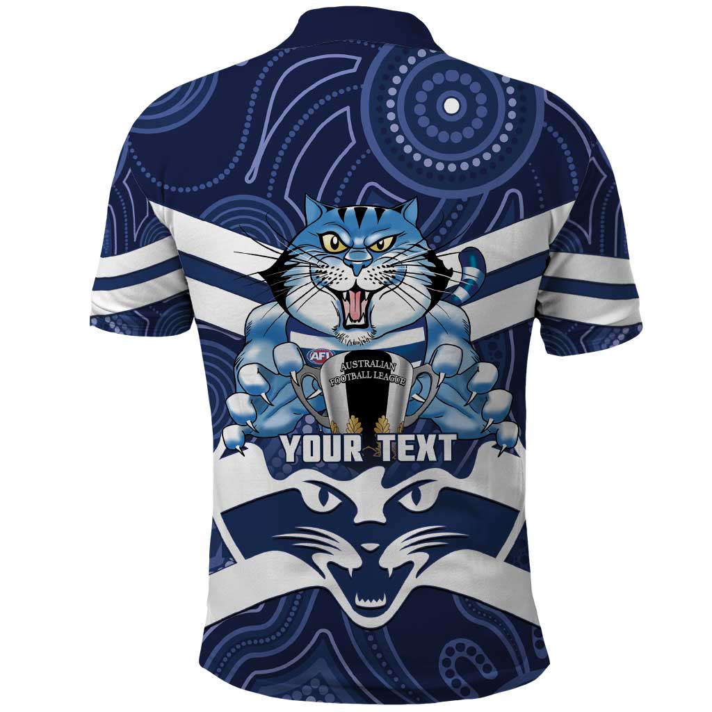 AFL Cats Football Personalised Polo Shirt Final Geelong Premiers Trophy Aboriginal - Vibe Hoodie
