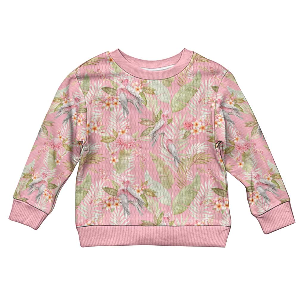 Australia Galah Cockatoo Kid Ugly Christmas Sweater Eolophus Soseicapilla Couple Seamless Style - Vibe Hoodie