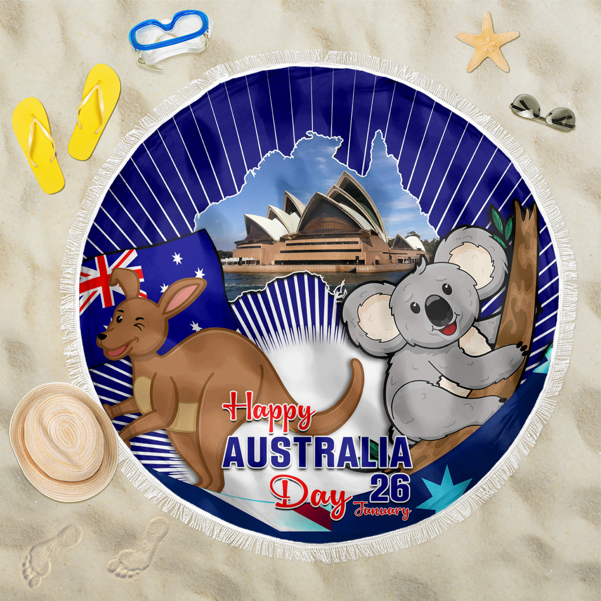 australia-day-beach-blanket-2024-proud-to-be-australian-flag-color