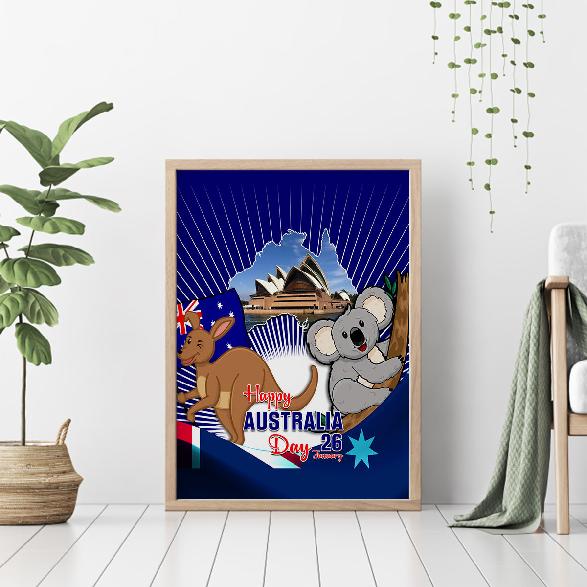 australia-day-canvas-wall-art-2024-proud-to-be-australian-flag-color