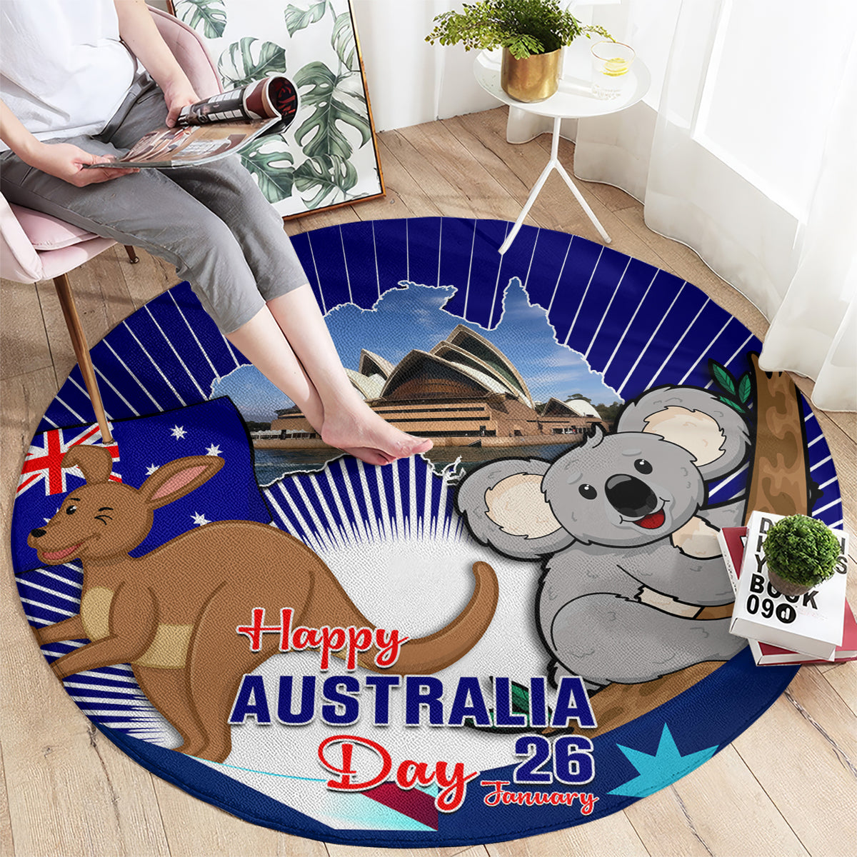 australia-day-round-carpet-2024-proud-to-be-australian-flag-color