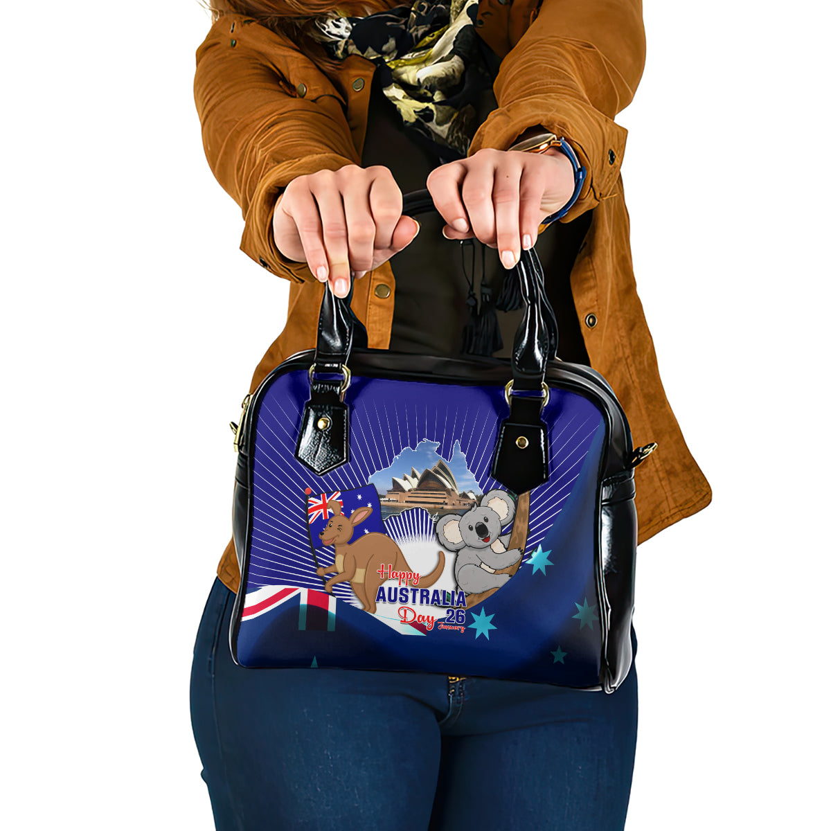 Australia Day Shoulder Handbag 2024 Proud To Be Australian Flag Color - Vibe Hoodie Shop