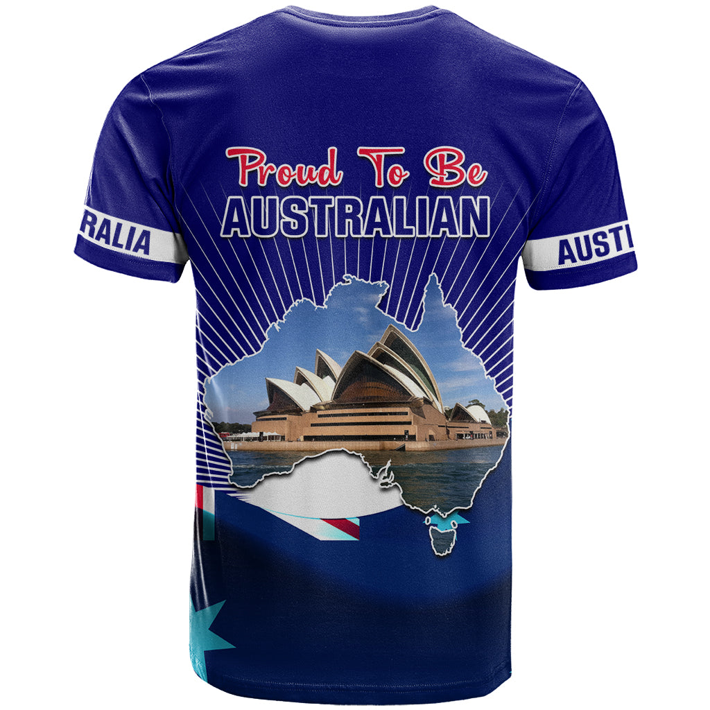 Australia Day T Shirt 2024 Proud To Be Australian Flag Color - Vibe Hoodie Shop