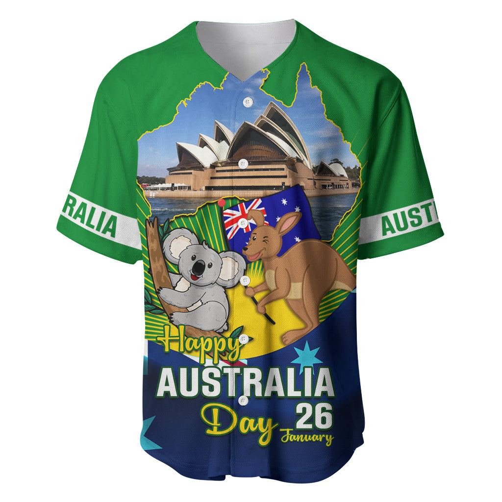 Australia Day Baseball Jersey 2024 Proud To Be Australian National Color - Vibe Hoodie Shop