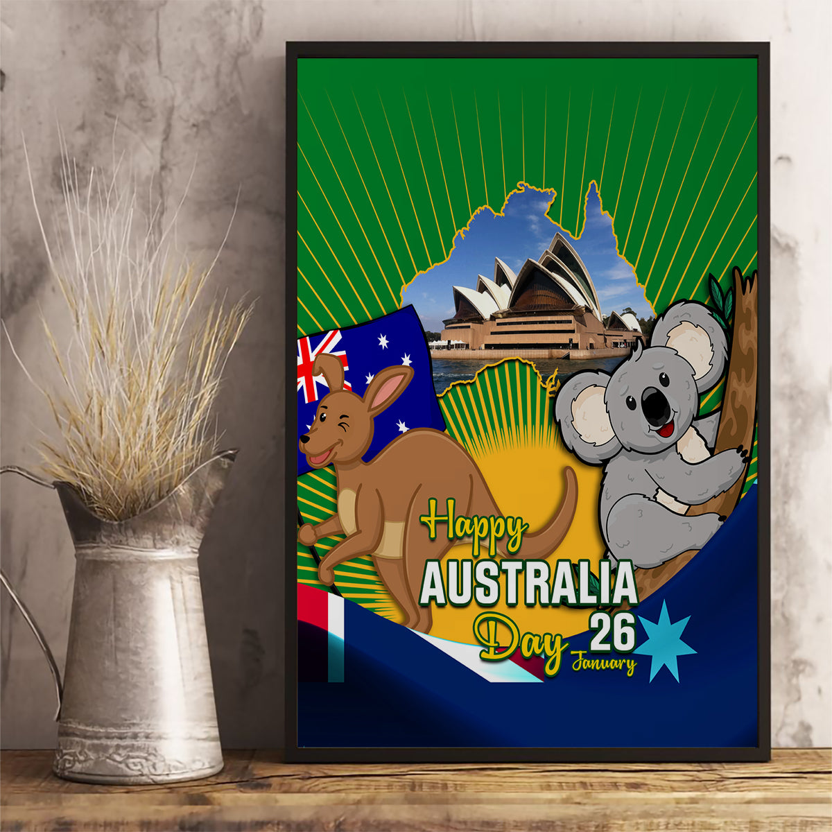 australia-day-canvas-wall-art-2024-proud-to-be-australian-national-color