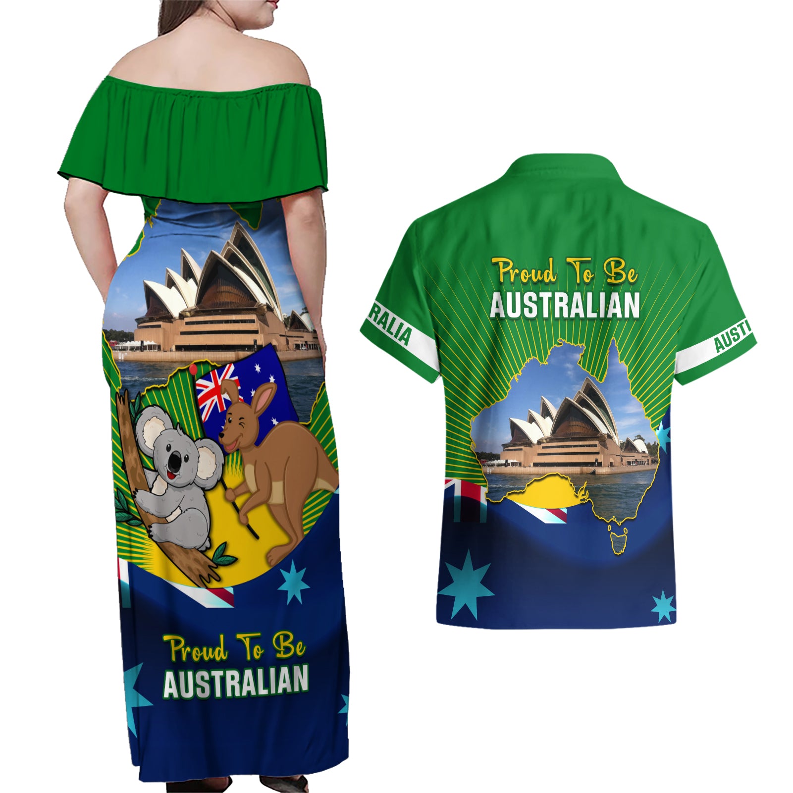 australia-day-couples-matching-off-shoulder-maxi-dress-and-hawaiian-shirt-2024-proud-to-be-australian-national-color