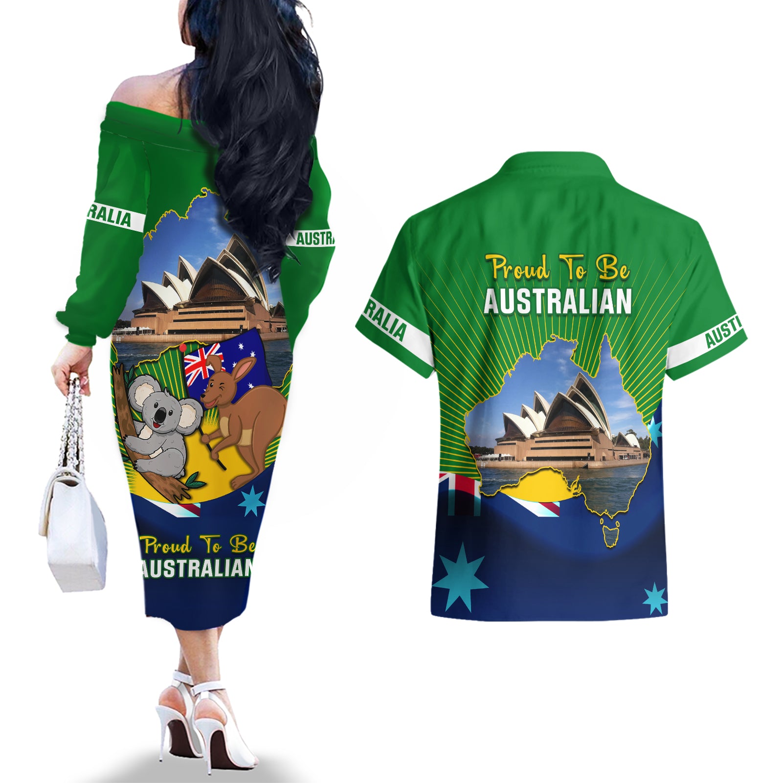 australia-day-couples-matching-off-the-shoulder-long-sleeve-dress-and-hawaiian-shirt-2024-proud-to-be-australian-national-color