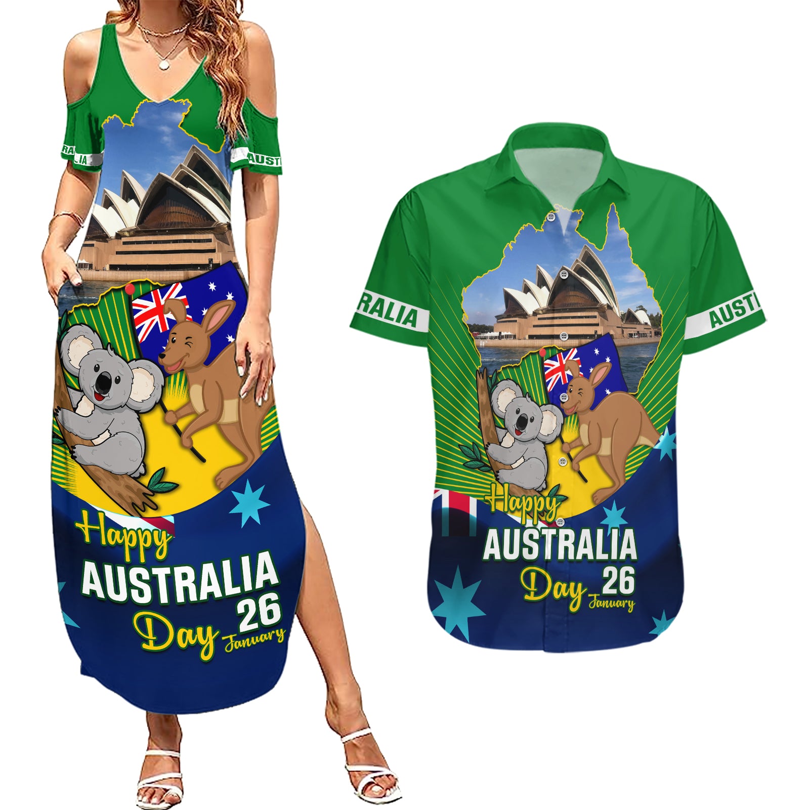 australia-day-couples-matching-summer-maxi-dress-and-hawaiian-shirt-2024-proud-to-be-australian-national-color