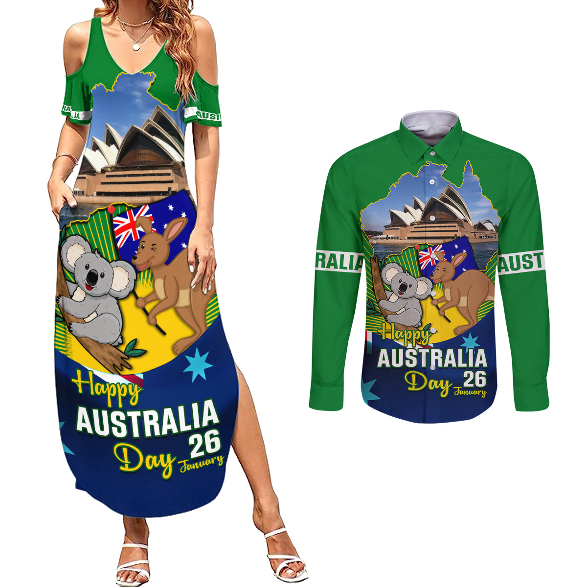 australia-day-couples-matching-summer-maxi-dress-and-long-sleeve-button-shirt-2024-proud-to-be-australian-national-color