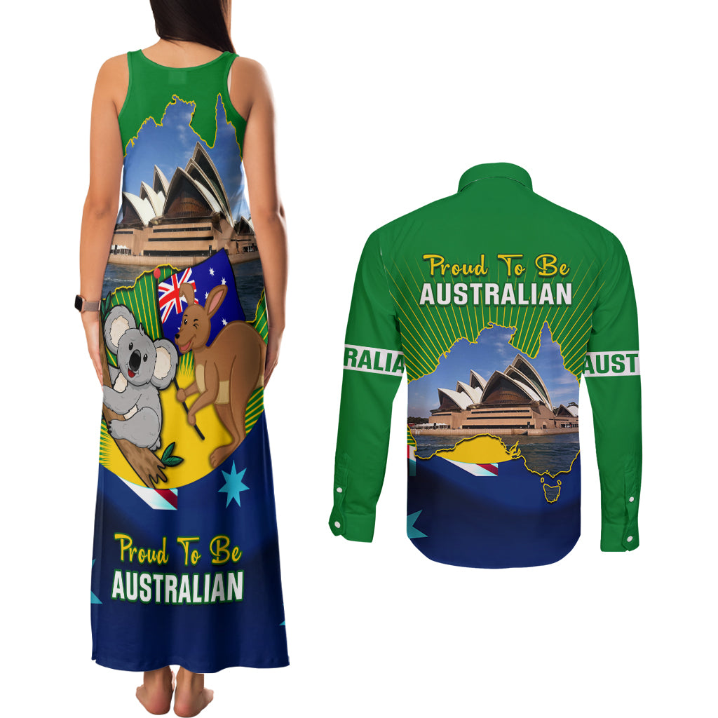 australia-day-couples-matching-tank-maxi-dress-and-long-sleeve-button-shirt-2024-proud-to-be-australian-national-color