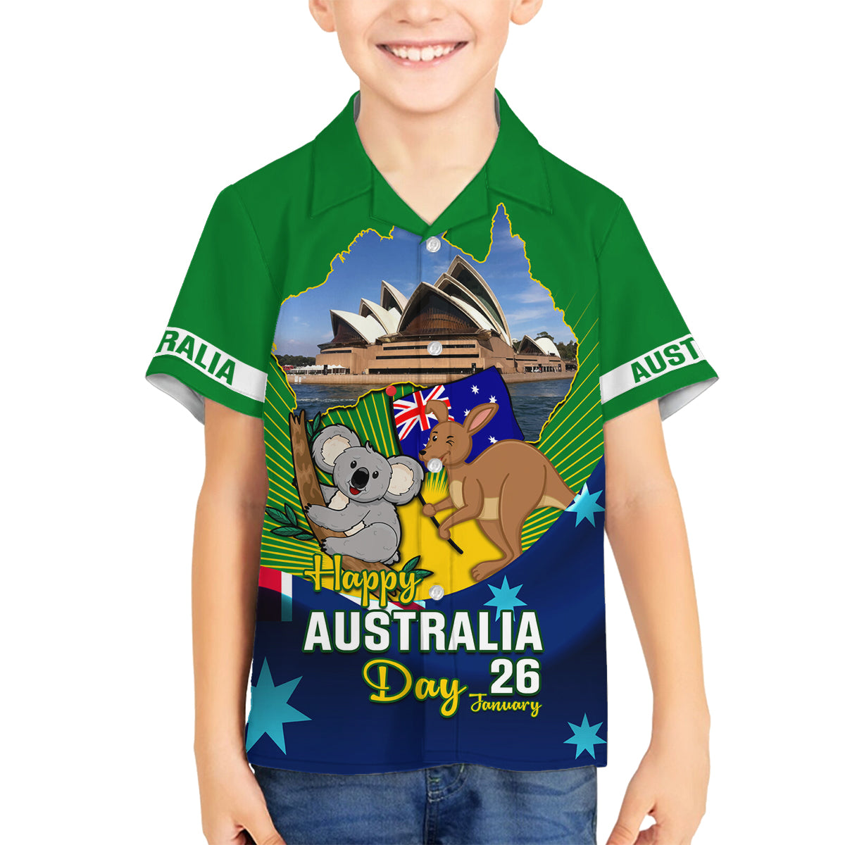 australia-day-family-matching-long-sleeve-bodycon-dress-and-hawaiian-shirt-2024-proud-to-be-australian-national-color