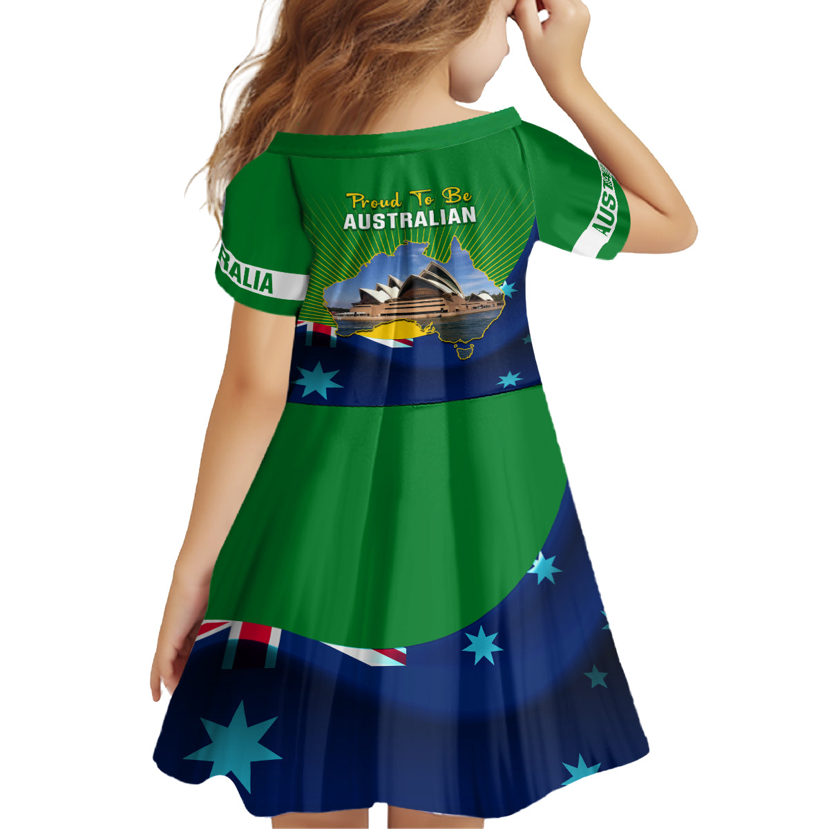 australia-day-family-matching-off-shoulder-short-dress-and-hawaiian-shirt-2024-proud-to-be-australian-national-color