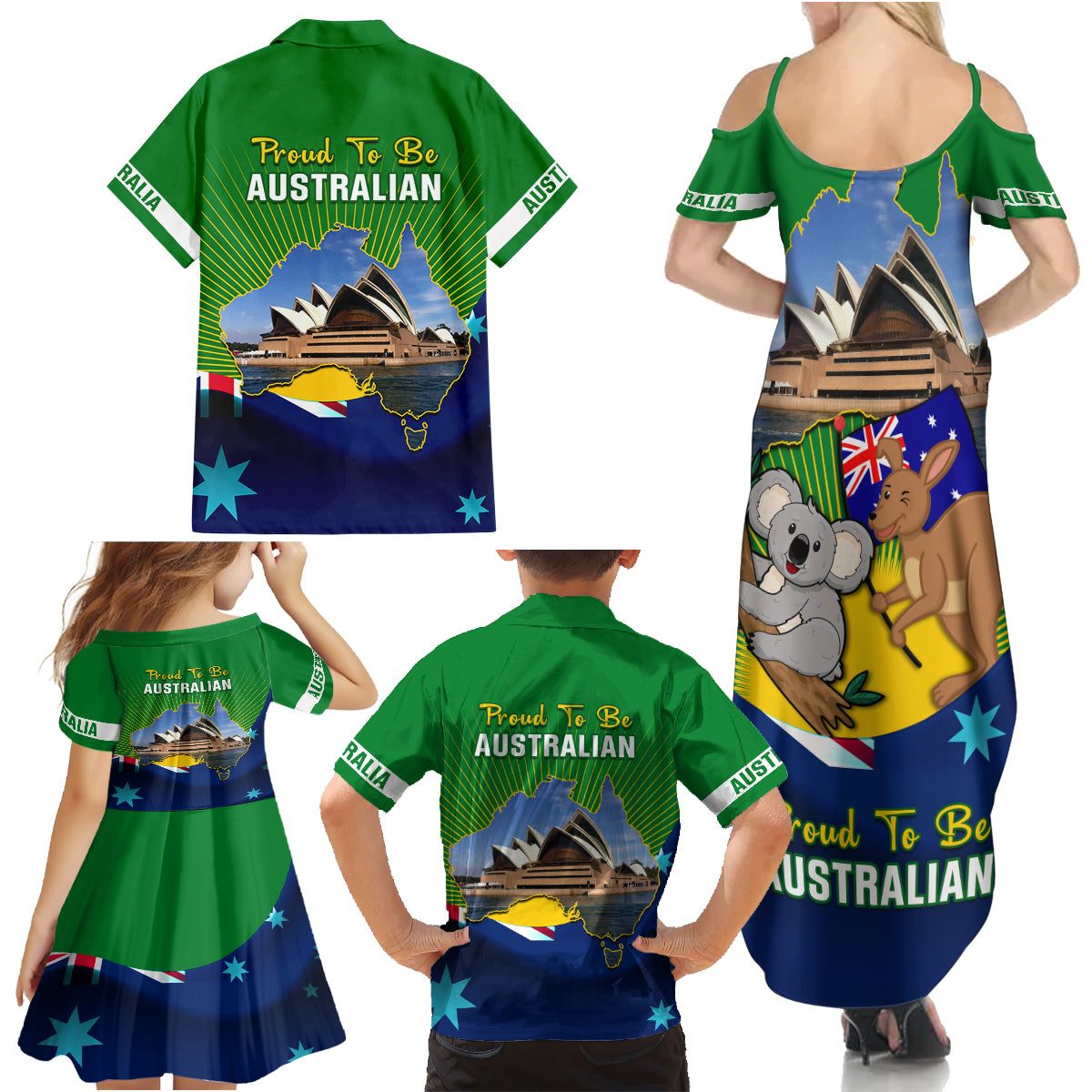 australia-day-family-matching-summer-maxi-dress-and-hawaiian-shirt-2024-proud-to-be-australian-national-color