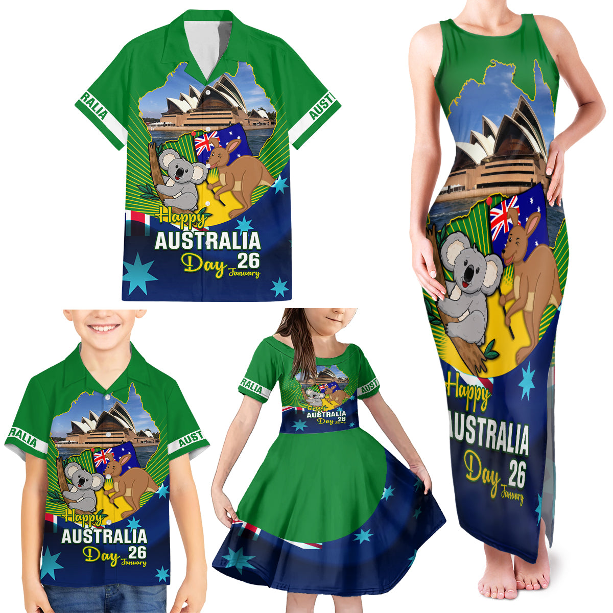 australia-day-family-matching-tank-maxi-dress-and-hawaiian-shirt-2024-proud-to-be-australian-national-color