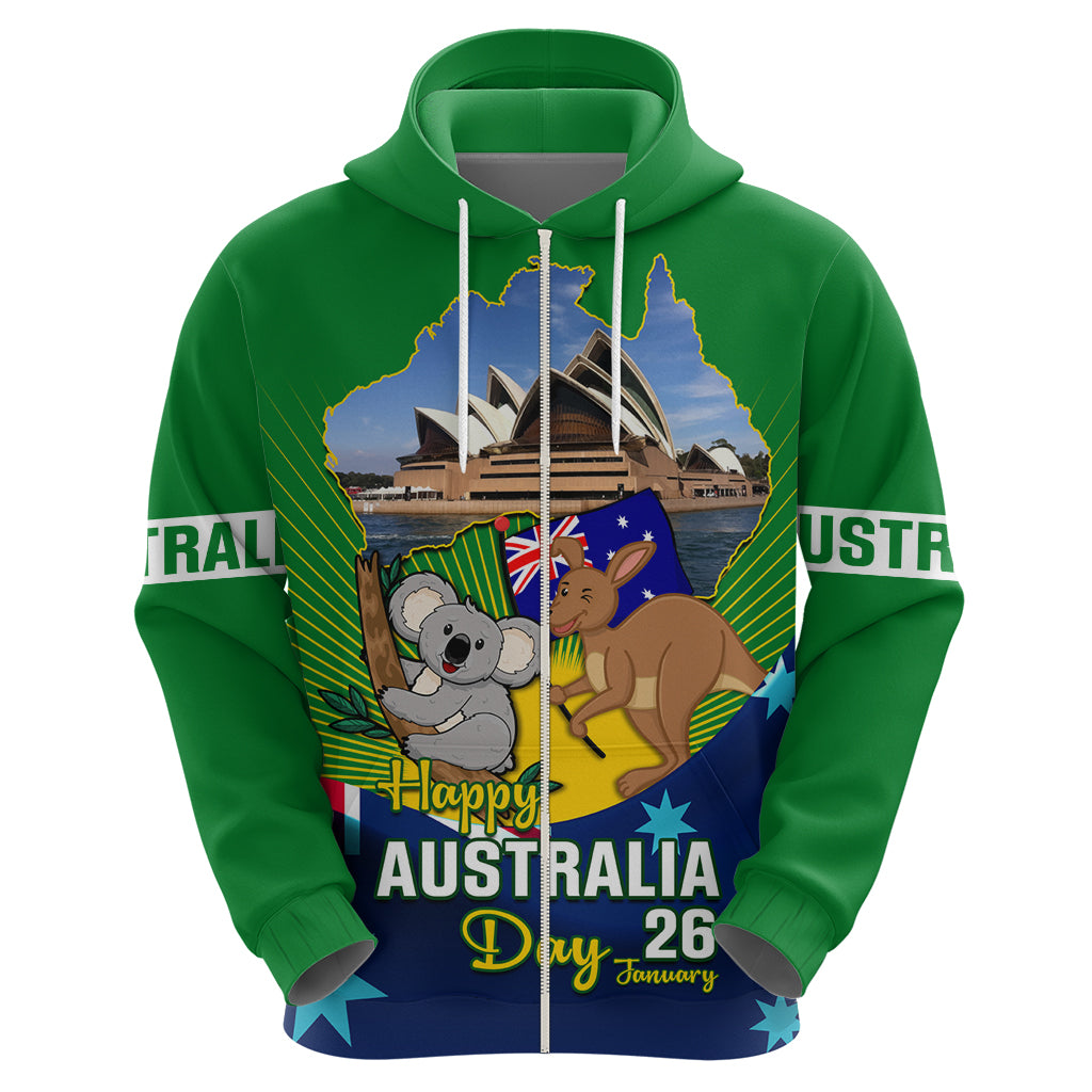 Australia Day Hoodie 2024 Proud To Be Australian National Color - Vibe Hoodie Shop