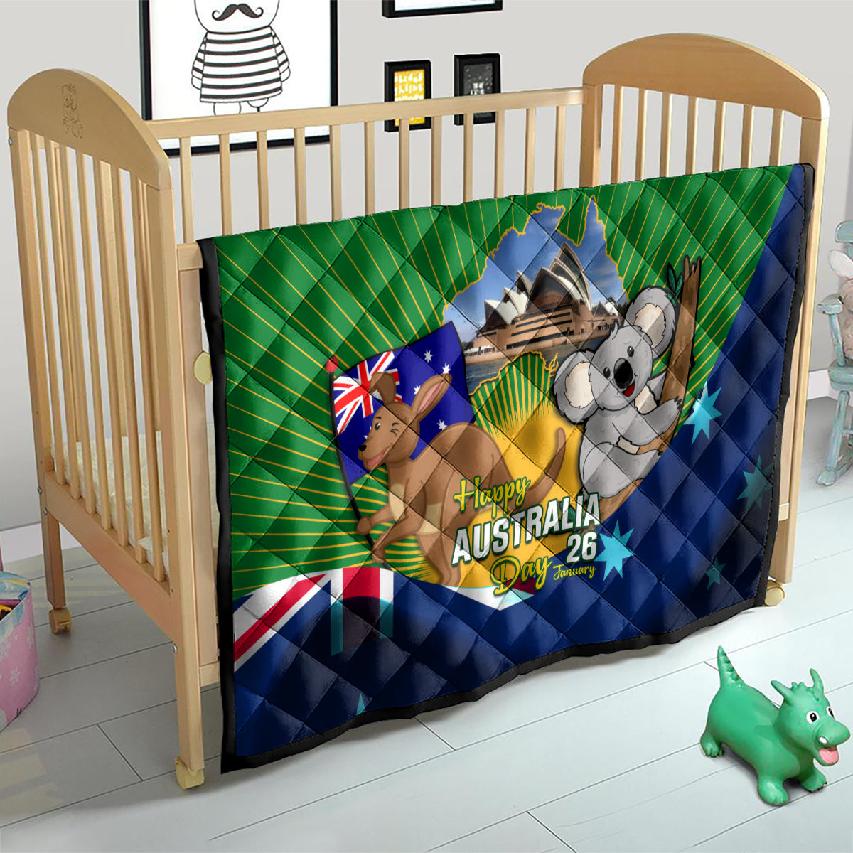 Australia Day Quilt 2024 Proud To Be Australian National Color - Vibe Hoodie Shop