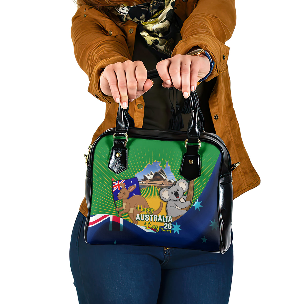 Australia Day Shoulder Handbag 2024 Proud To Be Australian National Color - Vibe Hoodie Shop