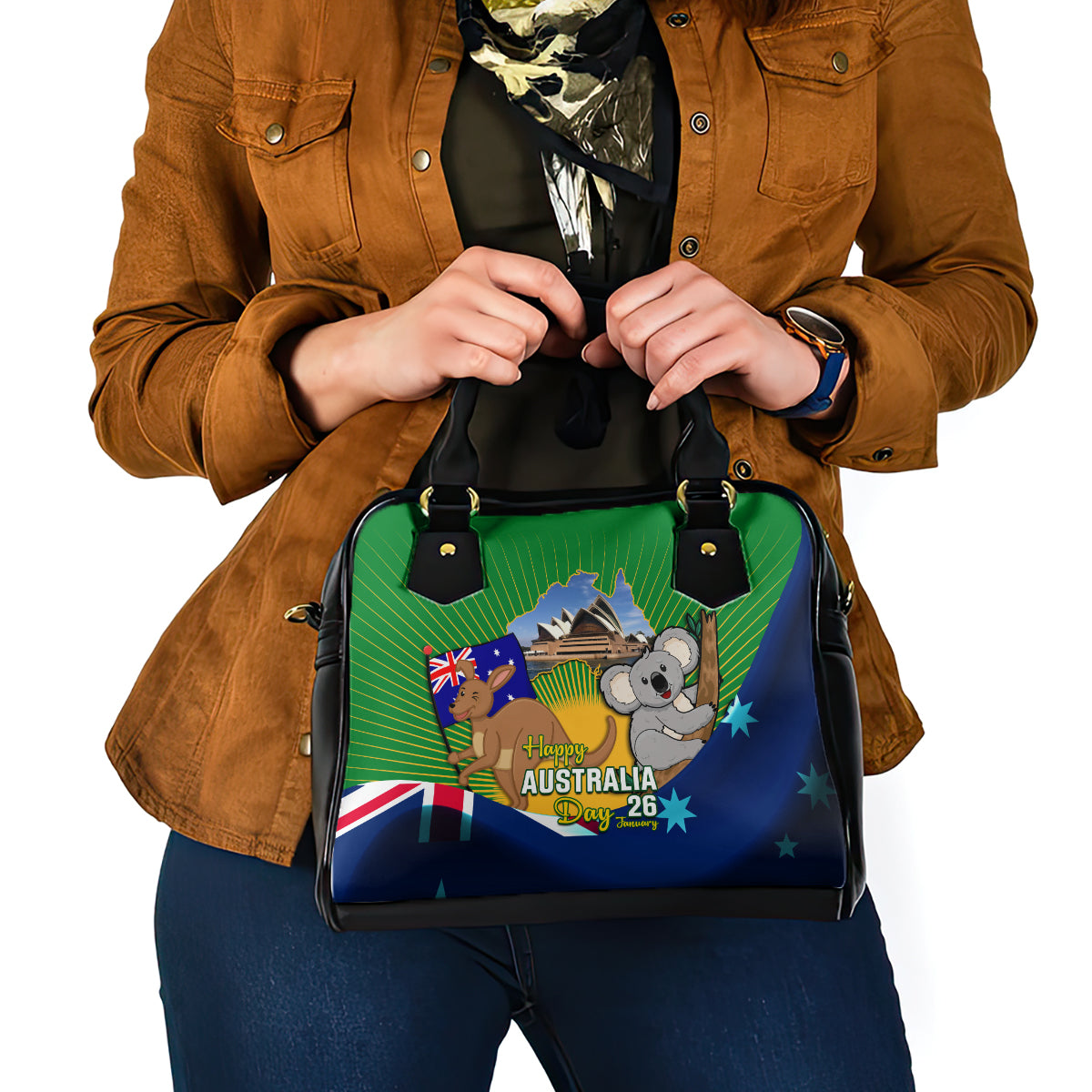 Australia Day Shoulder Handbag 2024 Proud To Be Australian National Color - Vibe Hoodie Shop