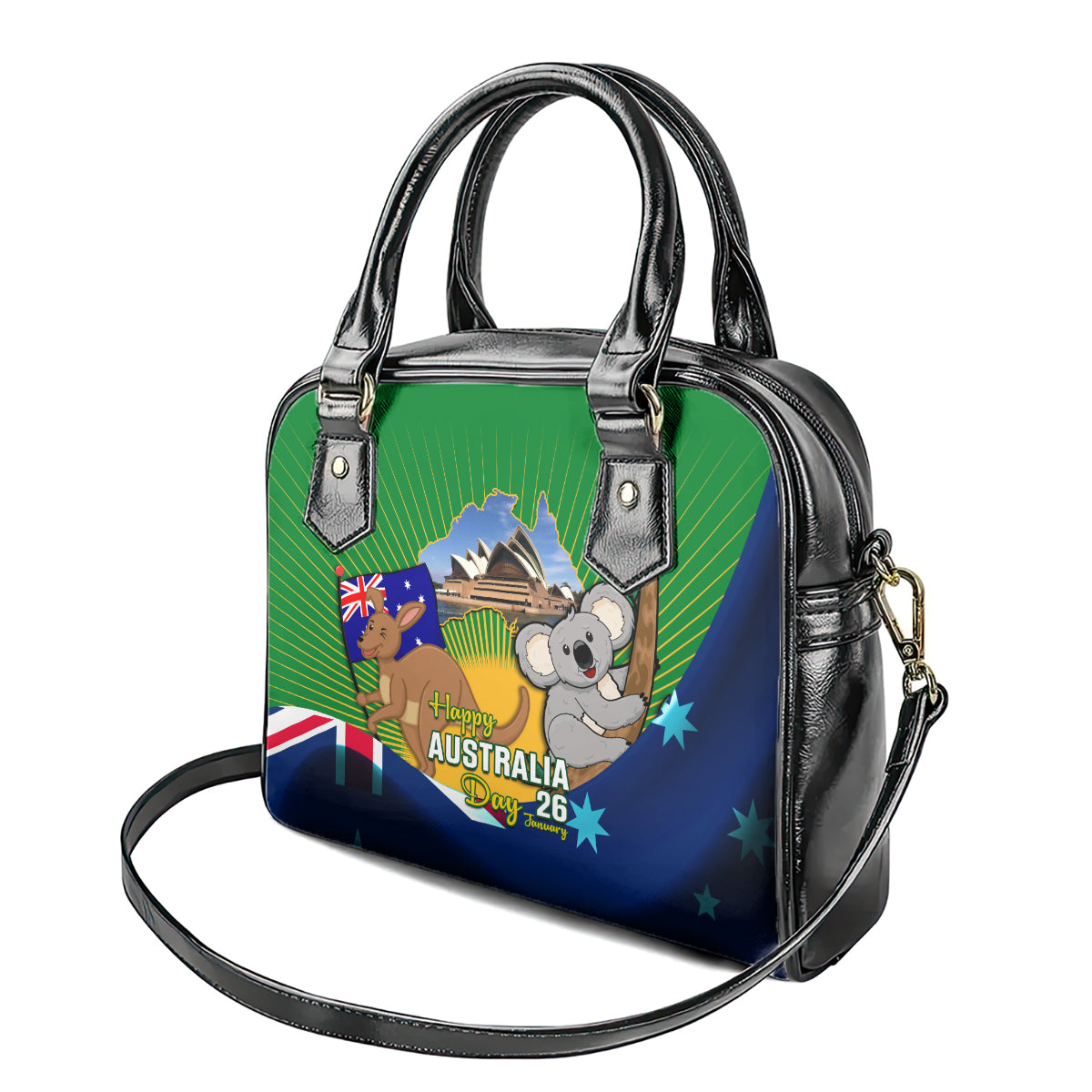 Australia Day Shoulder Handbag 2024 Proud To Be Australian National Color - Vibe Hoodie Shop