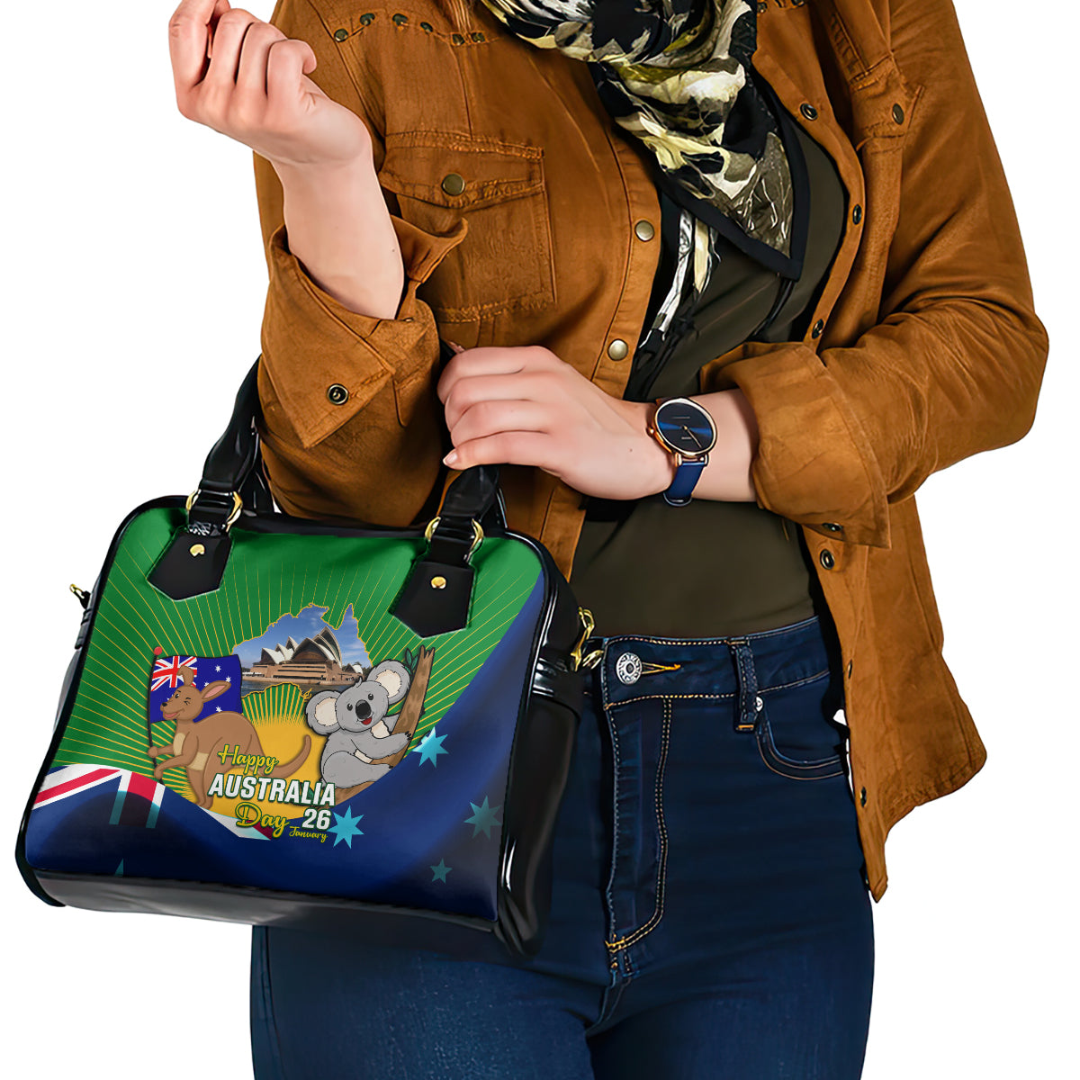 Australia Day Shoulder Handbag 2024 Proud To Be Australian National Color - Vibe Hoodie Shop