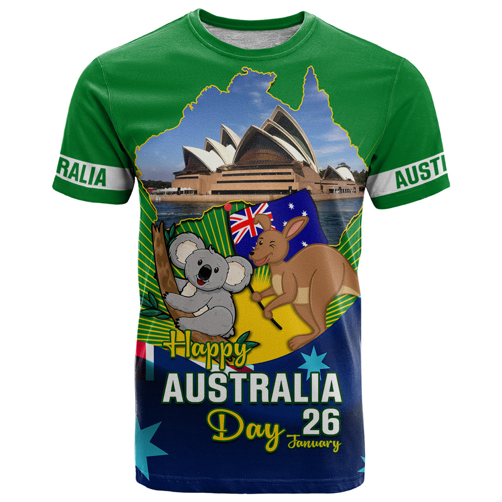 Australia Day T Shirt 2024 Proud To Be Australian National Color - Vibe Hoodie Shop