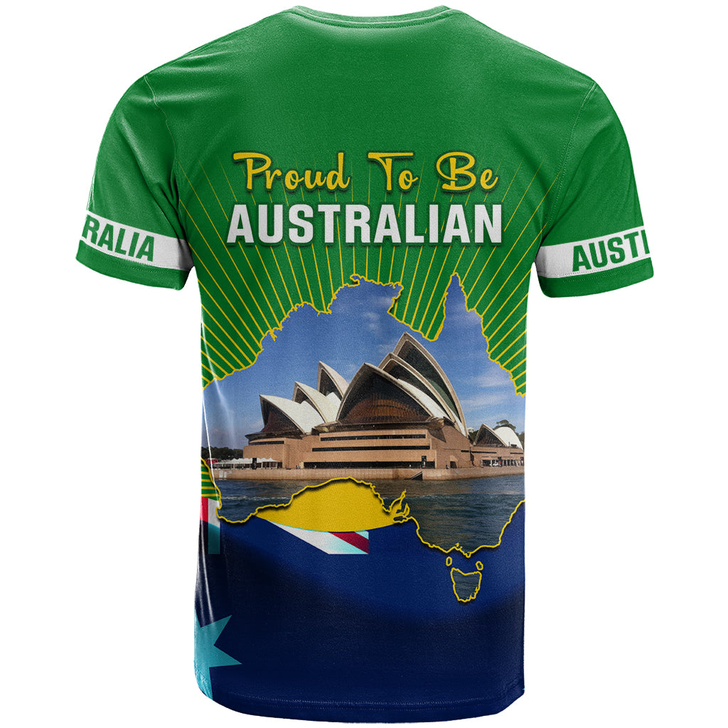 Australia Day T Shirt 2024 Proud To Be Australian National Color - Vibe Hoodie Shop