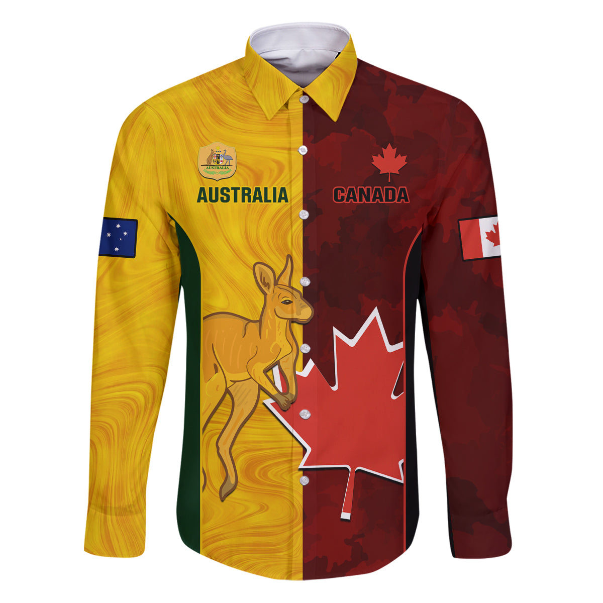 australia-and-canada-soccer-family-matching-puletasi-dress-and-hawaiian-shirt-matildas-combine-canucks-together