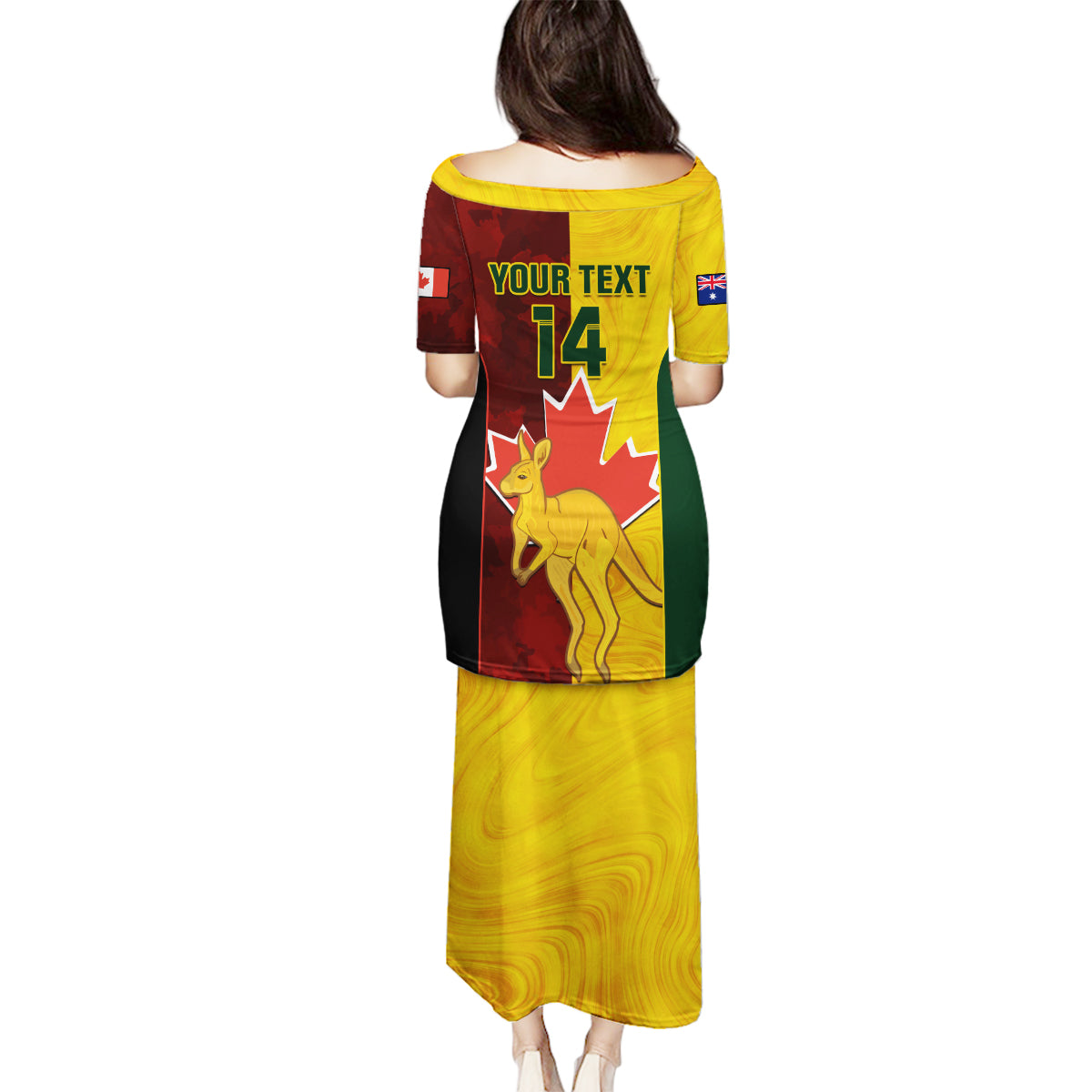 custom-australia-and-canada-soccer-family-matching-puletasi-dress-and-hawaiian-shirt-matildas-combine-canucks-together