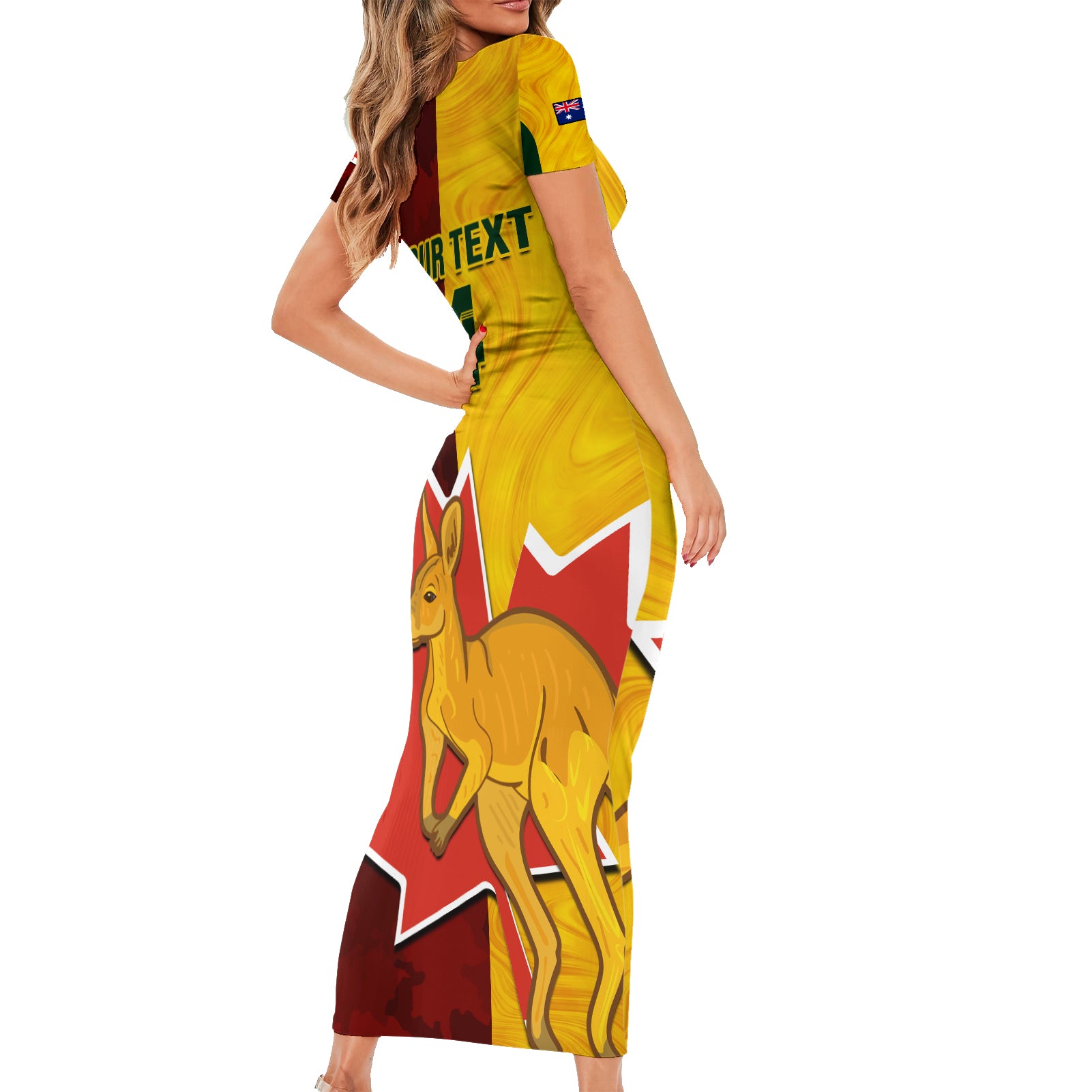 custom-australia-and-canada-soccer-family-matching-short-sleeve-bodycon-dress-and-hawaiian-shirt-matildas-combine-canucks-together