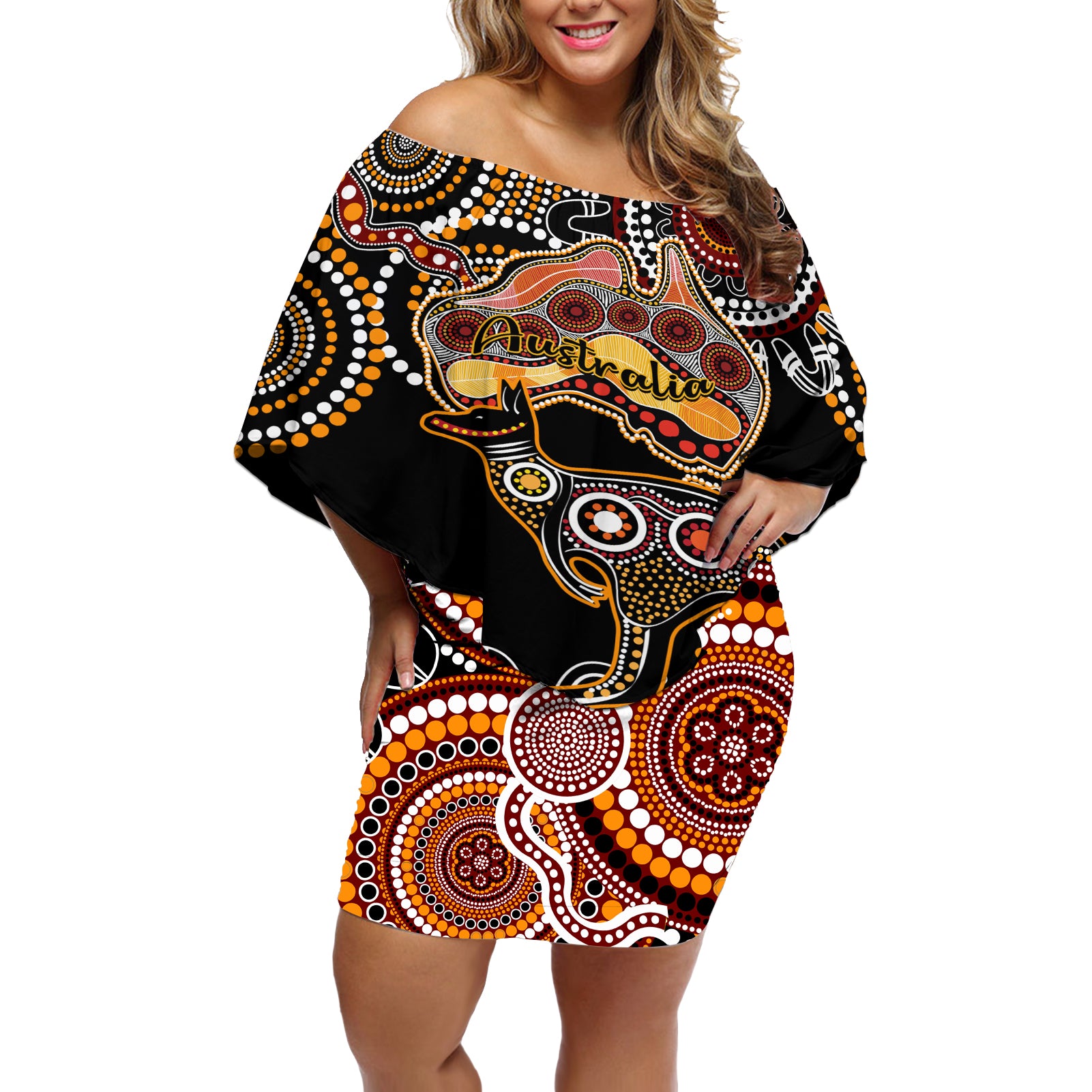 australia-aboriginal-off-shoulder-short-dress-australian-map-with-kangaroo-indigenous-art