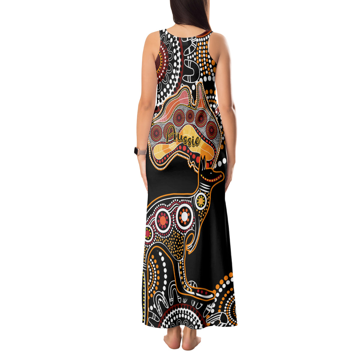 australia-aboriginal-tank-maxi-dress-australian-map-with-kangaroo-indigenous-art