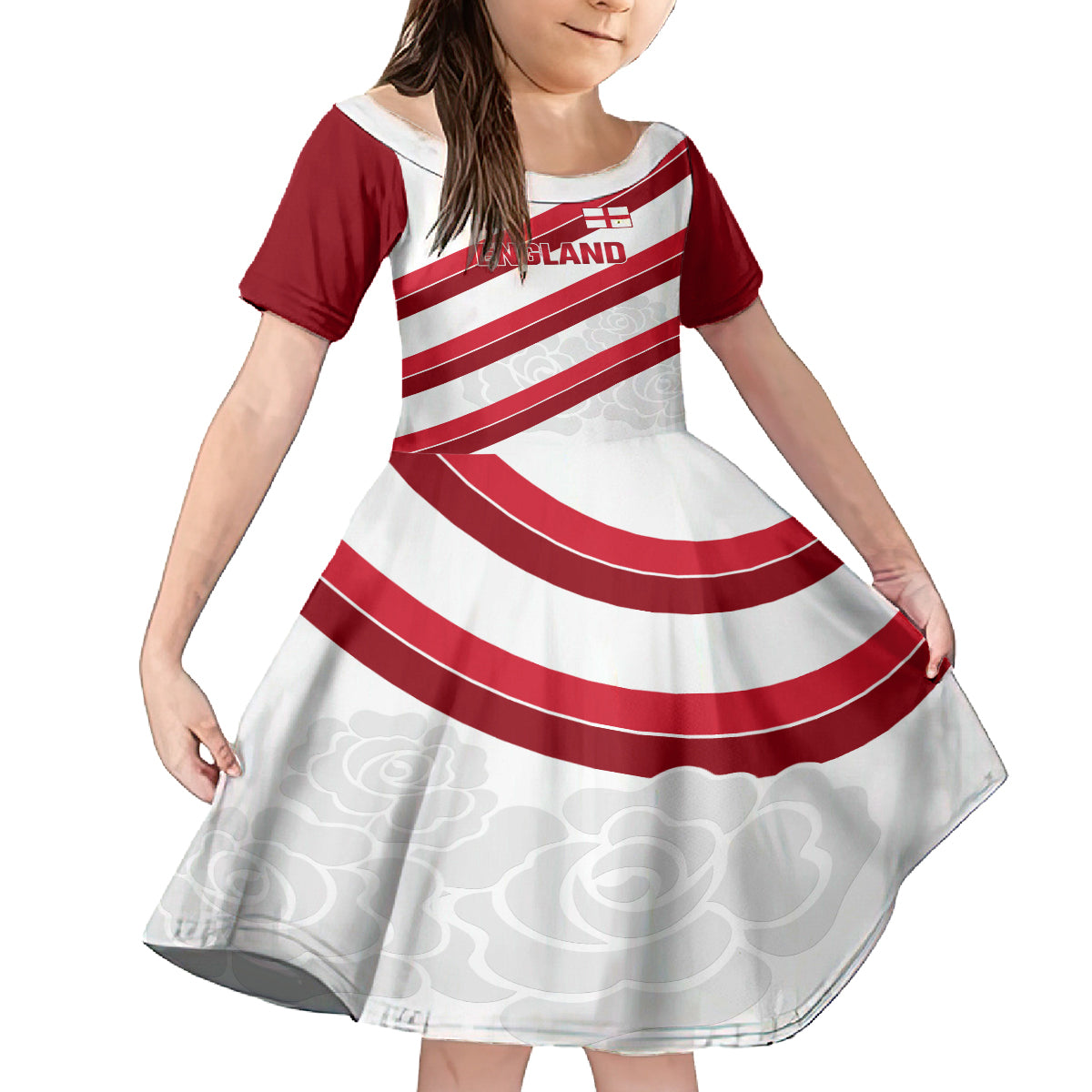 custom-england-rugby-family-matching-long-sleeve-bodycon-dress-and-hawaiian-shirt-2024-go-champions-red-rose-sporty-version