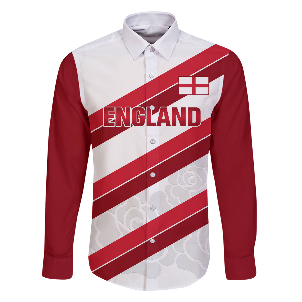 custom-england-rugby-family-matching-long-sleeve-bodycon-dress-and-hawaiian-shirt-2024-go-champions-red-rose-sporty-version