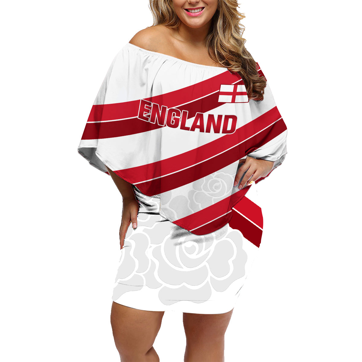 custom-england-rugby-family-matching-off-shoulder-short-dress-and-hawaiian-shirt-2024-go-champions-red-rose-sporty-version