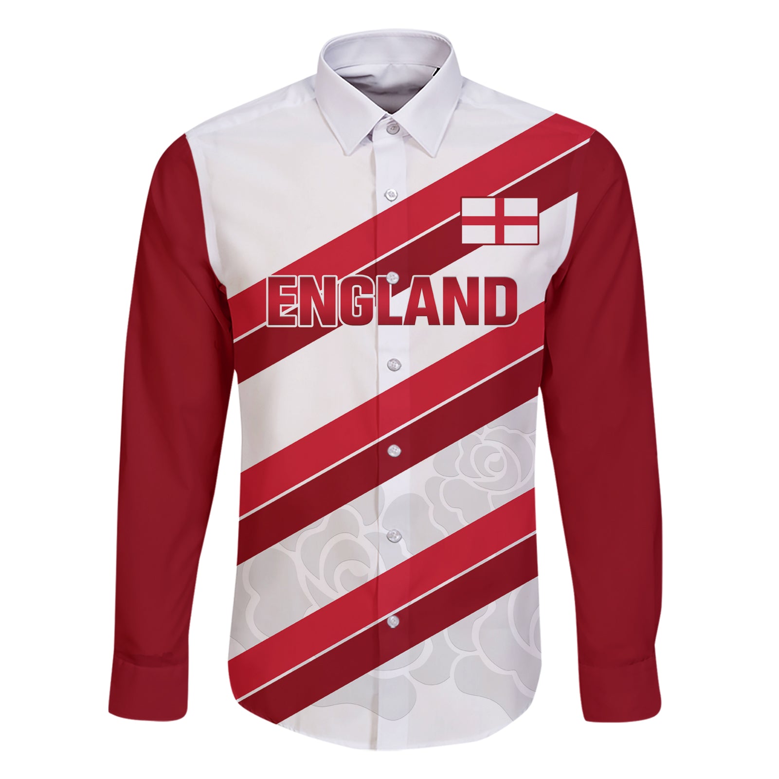 custom-england-rugby-family-matching-short-sleeve-bodycon-dress-and-hawaiian-shirt-2024-go-champions-red-rose-sporty-version