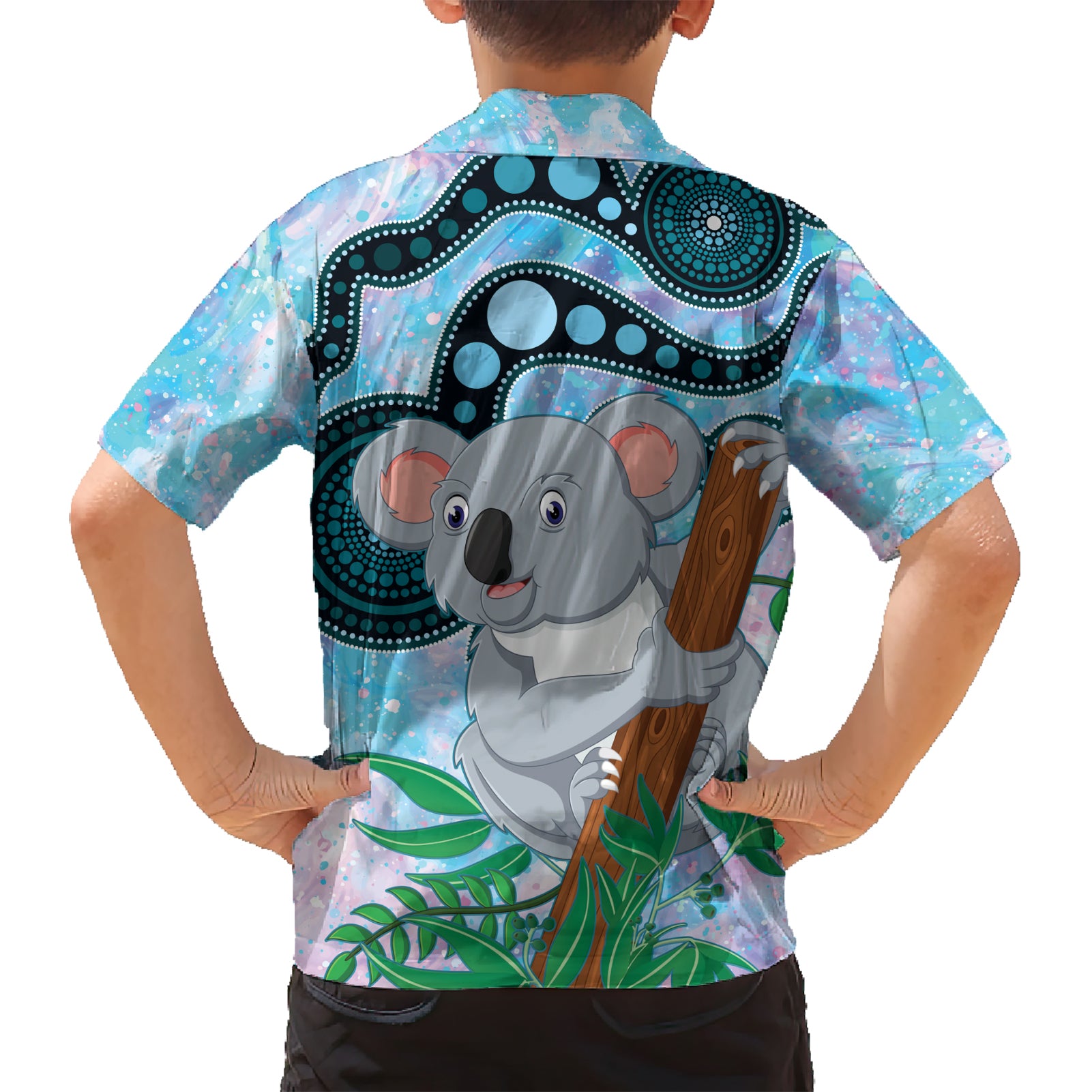 Australia Opal Koala Hawaiian Shirt Aussie Aboriginal Art - Vibe Hoodie Shop