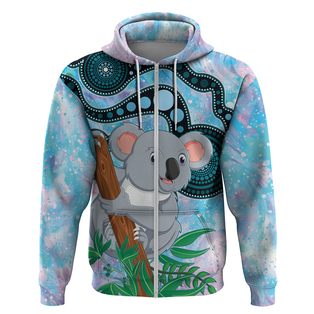 Australia Opal Koala Hoodie Aussie Aboriginal Art - Vibe Hoodie Shop