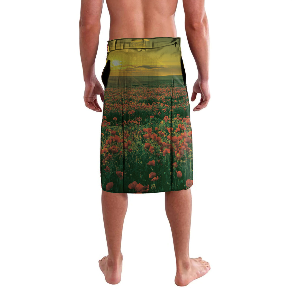 Australia Wallabies Rugby ANZAC Day Lavalava 2024 Lest We Forget