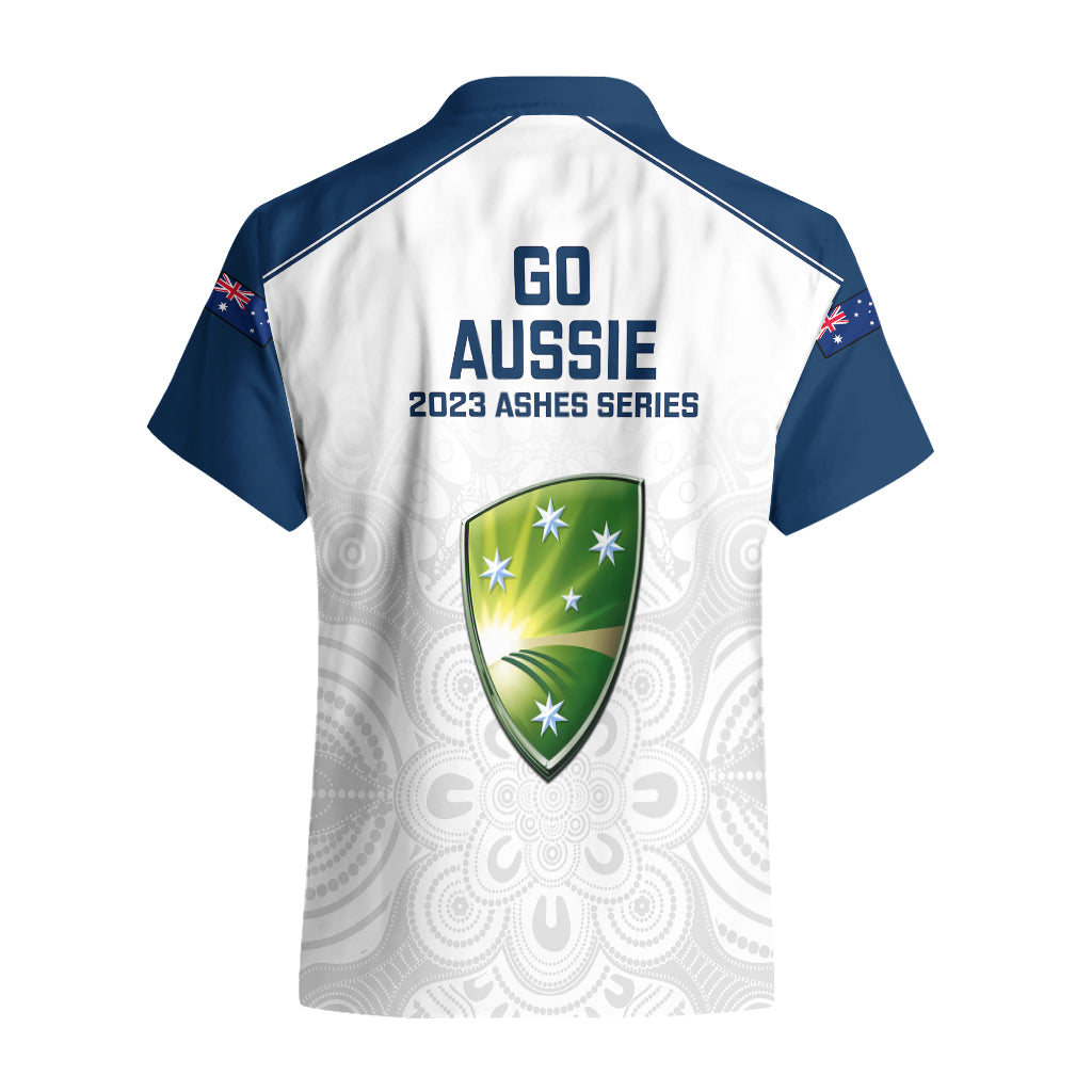 Australia Cricket Hawaiian Shirt 2023 Ashes Go Aussie Indigenous Art - Vibe Hoodie Shop