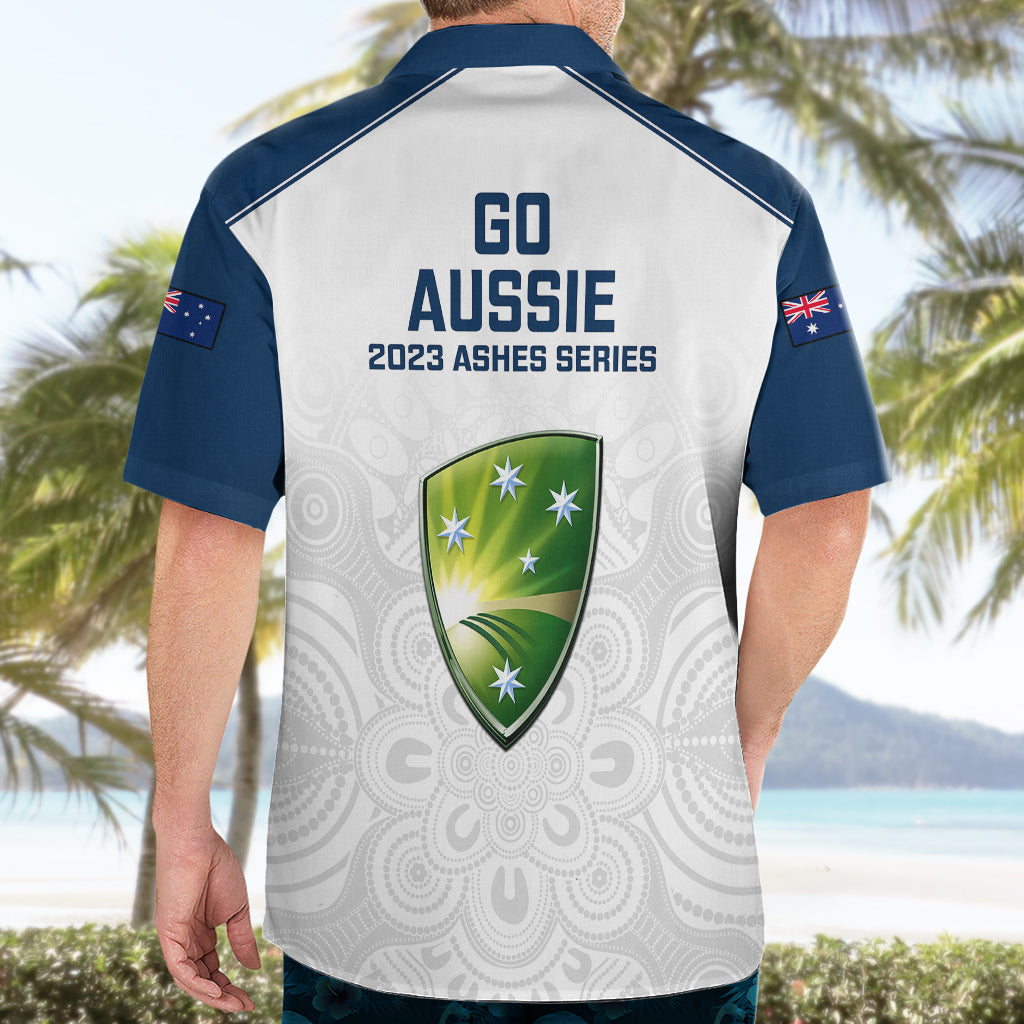 Australia Cricket Hawaiian Shirt 2023 Ashes Go Aussie Indigenous Art - Vibe Hoodie Shop