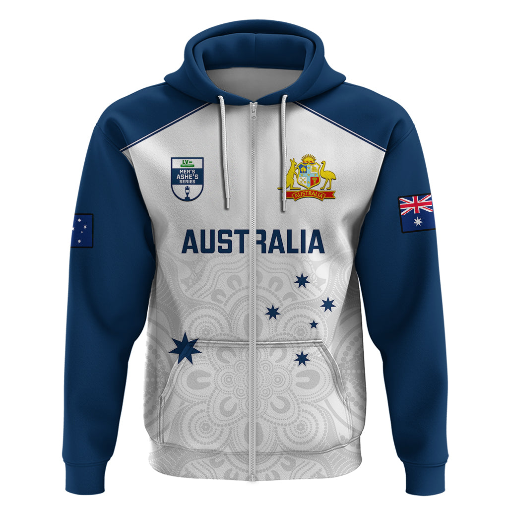Australia Cricket Hoodie 2023 Ashes Go Aussie Indigenous Art - Vibe Hoodie Shop