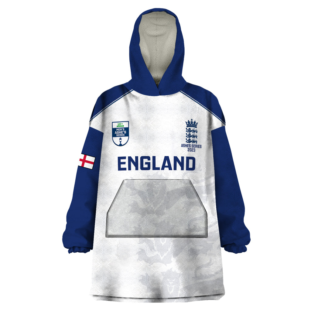 England Cricket Wearable Blanket Hoodie 2023 Ashes Sporty Version - Vibe Hoodie Shop