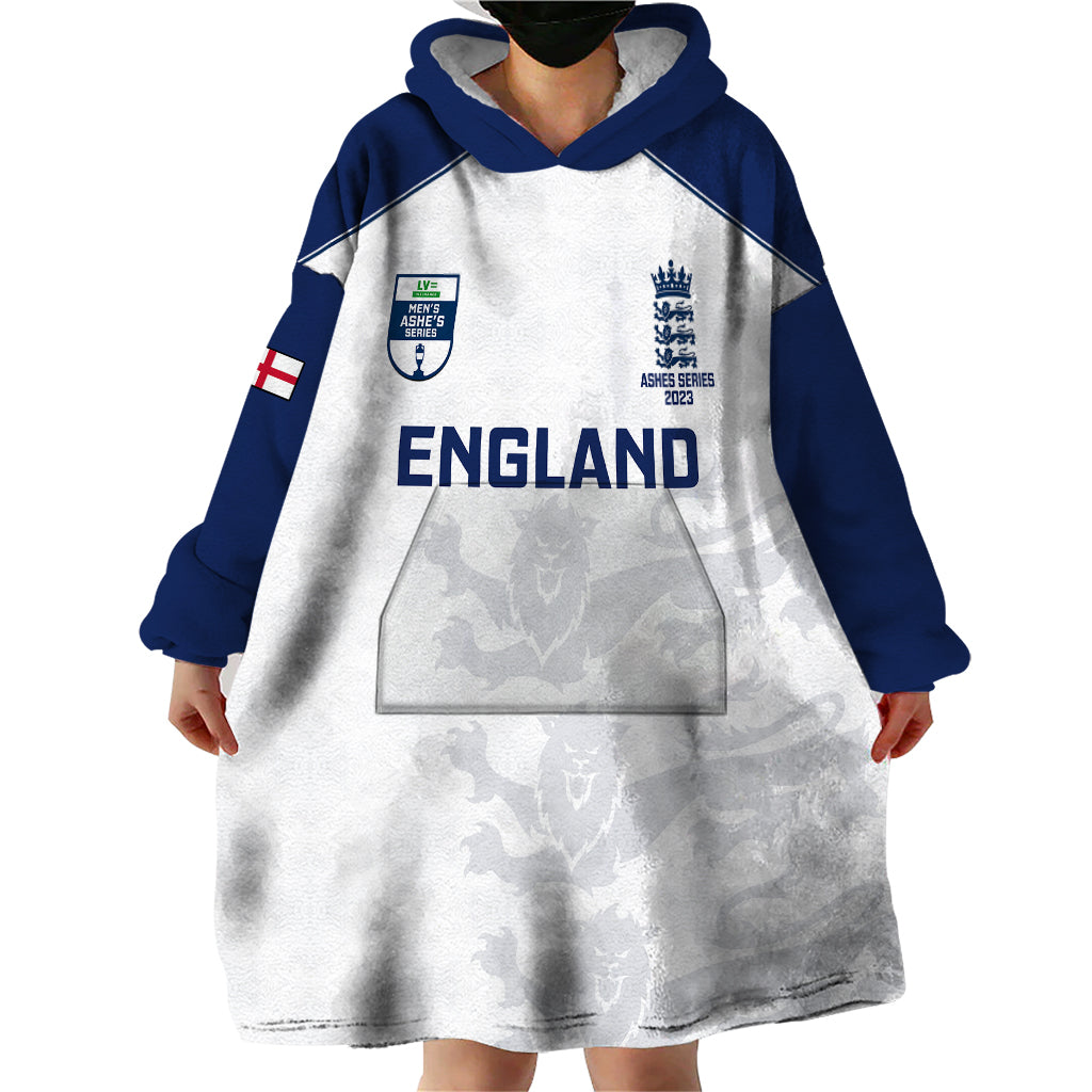 England Cricket Wearable Blanket Hoodie 2023 Ashes Sporty Version - Vibe Hoodie Shop