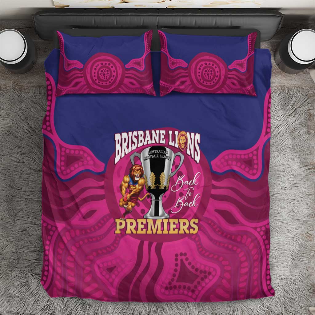 AFL Lions Football Bedding Set Brisbane Premiers Back To Back Proud - Vibe Hoodie