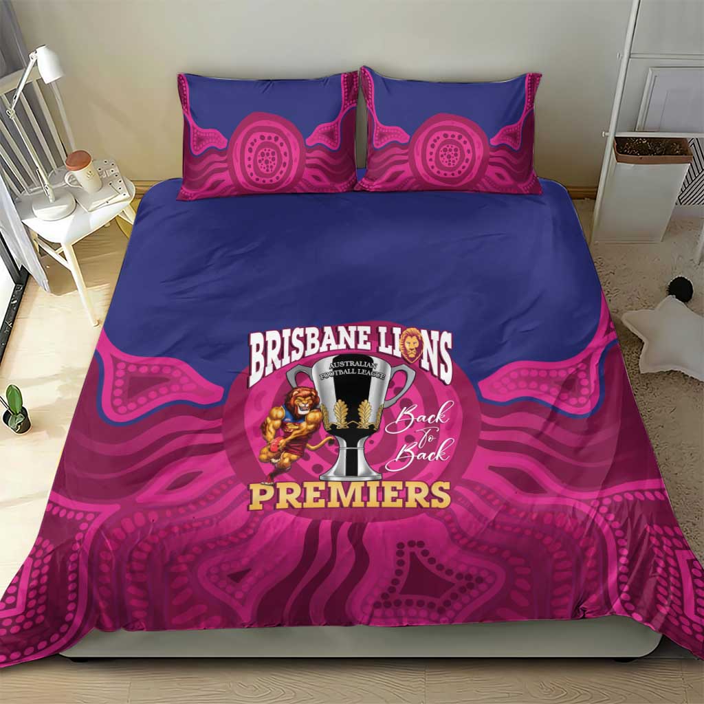 AFL Lions Football Bedding Set Brisbane Premiers Back To Back Proud - Vibe Hoodie