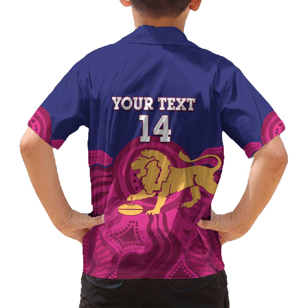 AFL Lions Football Custom Family Matching Long Sleeve Bodycon Dress and Hawaiian Shirt Brisbane Premiers Back To Back Proud - Vibe Hoodie