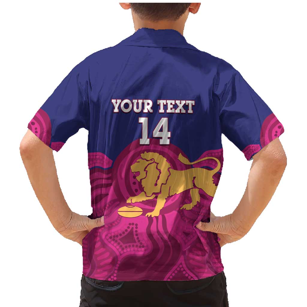 AFL Lions Football Custom Family Matching Mermaid Dress and Hawaiian Shirt Brisbane Premiers Back To Back Proud - Vibe Hoodie