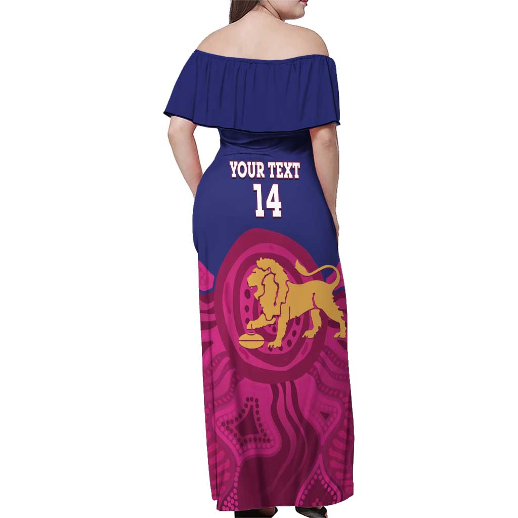 AFL Lions Football Custom Family Matching Off Shoulder Maxi Dress and Hawaiian Shirt Brisbane Premiers Back To Back Proud - Vibe Hoodie