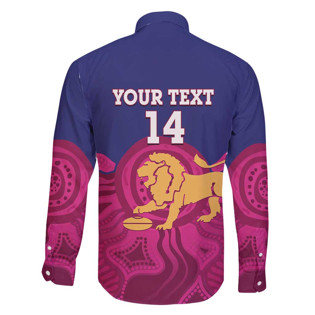 AFL Lions Football Custom Family Matching Off Shoulder Short Dress and Hawaiian Shirt Brisbane Premiers Back To Back Proud - Vibe Hoodie