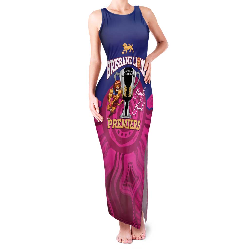 AFL Lions Football Custom Family Matching Tank Maxi Dress and Hawaiian Shirt Brisbane Premiers Back To Back Proud - Vibe Hoodie
